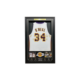 收藏系列 奥尼尔 湖人队34号白色球迷版 亲笔签名球衣