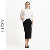 LIZZY简约通勤小立领前短后长式开叉显瘦衬衫气质休闲上衣8047 商品缩略图6