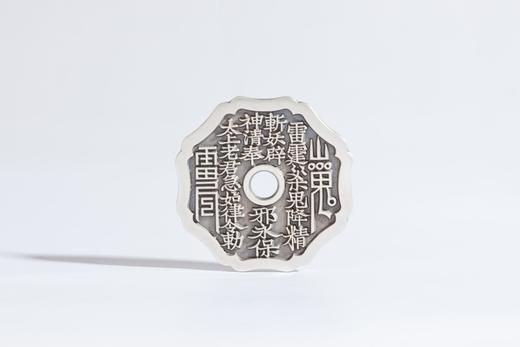 矩德泉坊 纯银手作   山鬼八边形（4厘米版）Q2403000768 商品图0