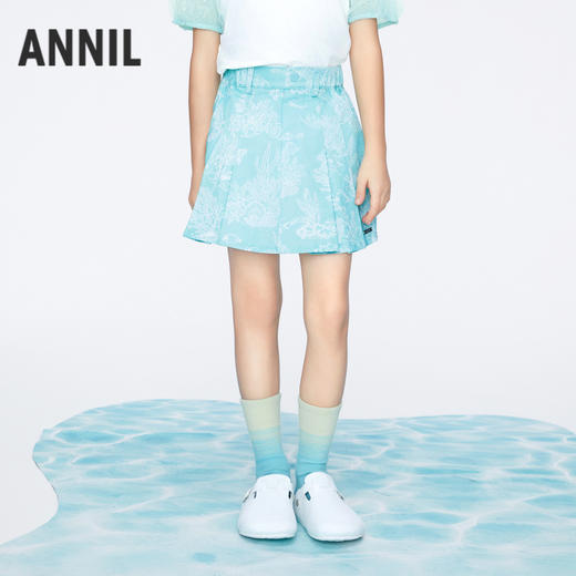 女童甜酷百褶裙裤夏季新款安奈儿童装实体店同款AG426646 商品图0
