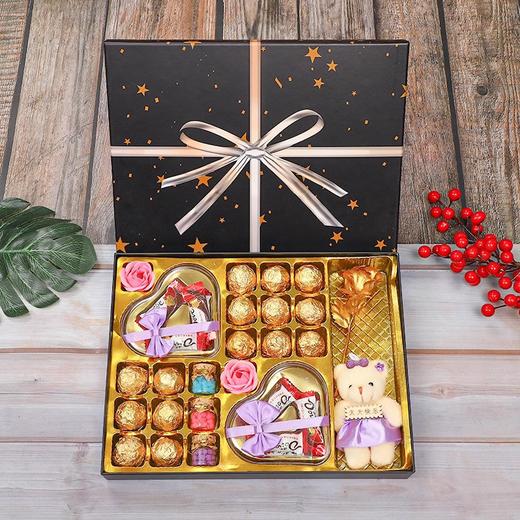【礼盒装！德芙巧克力】送女友感恩节糖果520情人节生日礼物女生心形零食闺蜜表白，甄选优质天然可可 高精细研磨 打造浓醇原浆。ry 商品图5