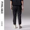 PINLI品立夏季新款暗纹提花九分裤男潮牌百搭时尚休闲直筒裤B242117102 商品缩略图2