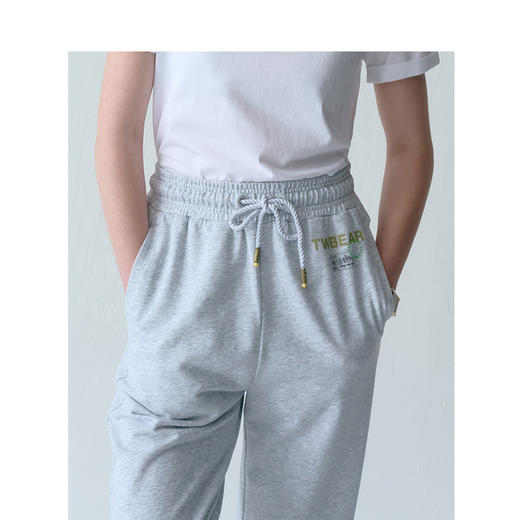 TeenieWeenie小熊字母卫裤女夏季女长裤TTTM24M405Z 商品图5
