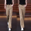 休闲裤垂感直筒裤，粉色天丝棉窄版阔腿裤ZYR-YSL-9161 商品缩略图3