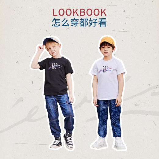 LEVIS 夏 大童小童 短袖T恤 LVN-TE-J765 商品图2