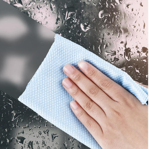 【5/10条】超细纤维鱼鳞抹布擦玻璃无水痕洗碗玻璃布吸水去污厨房清洁百洁布 商品图3