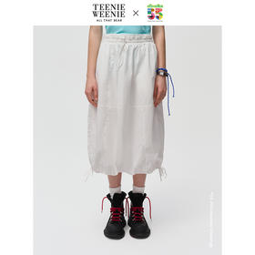 Teenie Weenie小熊简约半身裙女夏季女短裙TTWH242501L