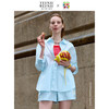 Teenie Weenie小熊卡通衬衫女夏季女衬衣TTYA242501L 商品缩略图0