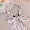 韩版ins风碎花发带珍珠水钻缠绕编发发箍蝴蝶结水果编发丝带发带 商品缩略图13