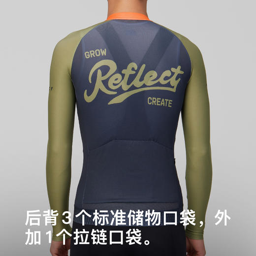 GRC桀骜无尽春夏新款cmyk系列复古撞色男士长袖公路自行车骑行服 商品图2
