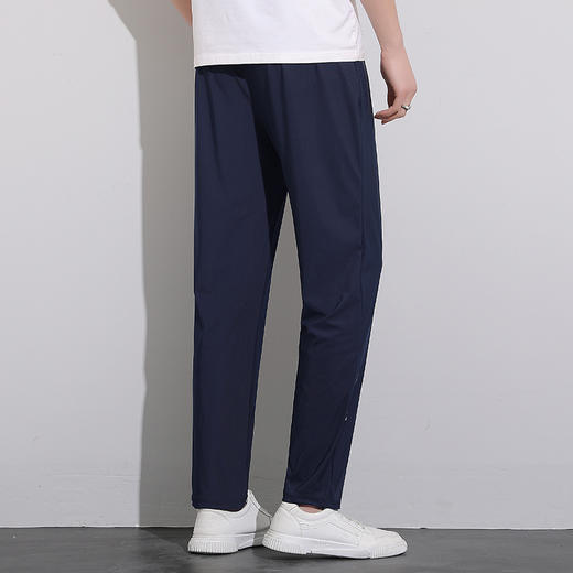 【冰丝裤】【DDN】大依优型大码直口束口休闲长裤弹力大号加肥加大夏季薄款松紧腰宽松运动透气 商品图11