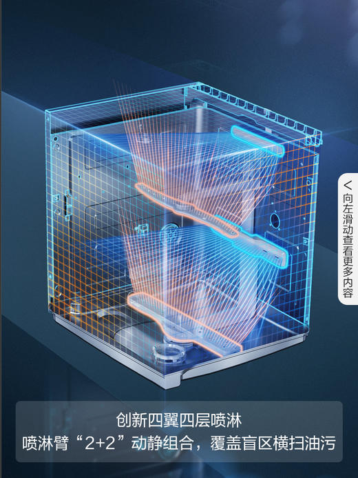 方太V8嵌入式洗碗机16套墅级大容量 高能气泡洗 可洗锅 清洁指数1.25洗消烘除存一体 99%除菌率 官方正品 商品图1