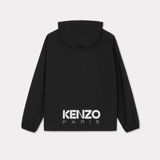 KENZO 高田贤三 男士字母徽标印花连帽双色短款外套 黑色 FE55 BL168 9NR 99 商品图1