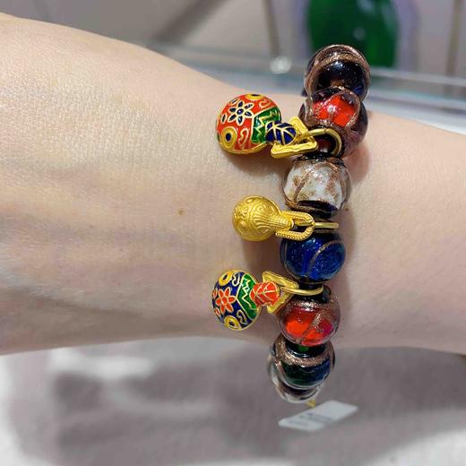 中原百货1F米纳斯香灰琉璃手串 商品图4