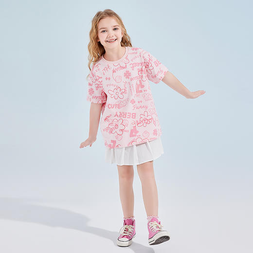 笛莎Deesha 2024夏季新款时尚短袖T恤 商品图2