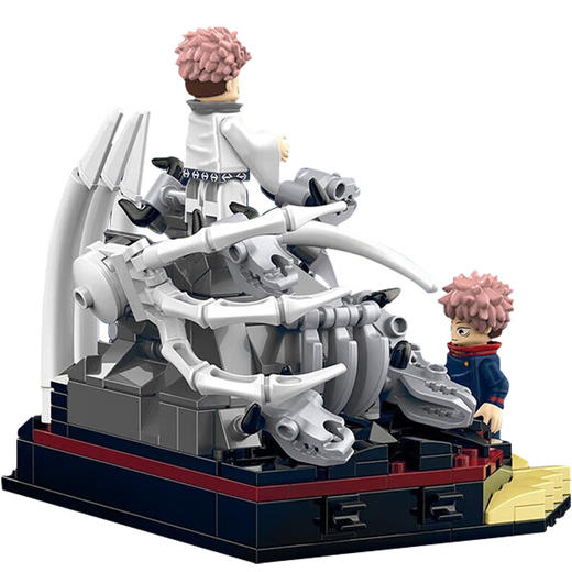 万代手办  SRE-77009	迷你场景- 两面宿傩，虎杖悠仁 商品图1