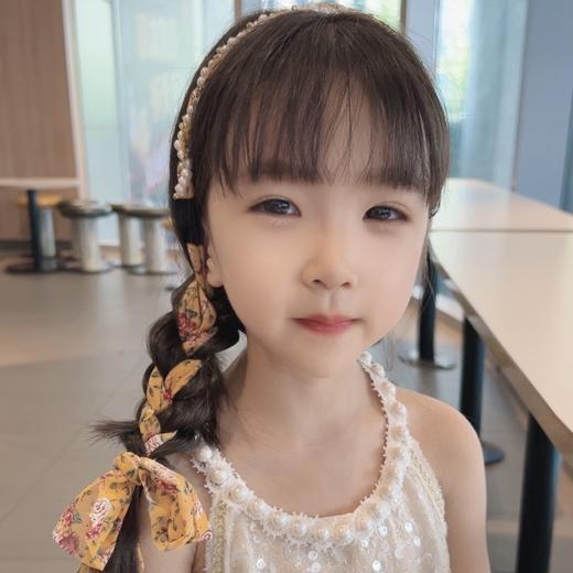 儿童编发神器发带小女孩蝴蝶结飘带发箍宝宝头饰女童珍珠绑发头箍 商品图13