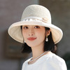 气质女神韩国细草编拼接渔夫帽，减龄防晒遮阳草帽JC-M2954 商品缩略图1