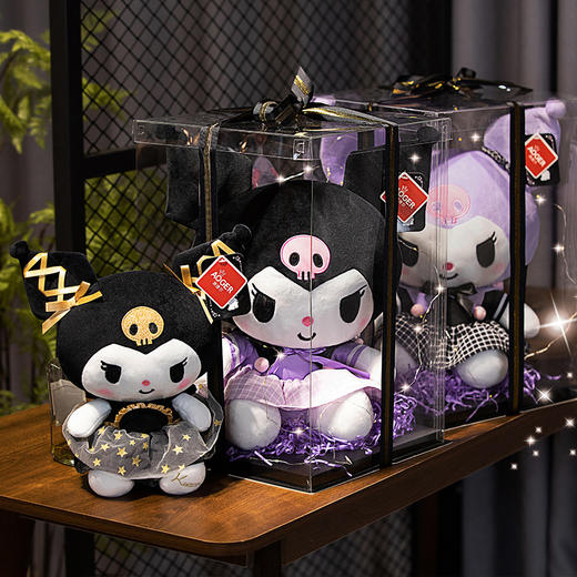 【库洛米玩偶礼盒装】三丽鸥公仔送礼小恶魔毛绒玩具娃娃抱枕送闺蜜520情人节生日礼物，靠近它是一种被柔软拥抱的 舒适感，每一次触摸都感受它的温柔。ry 商品图4