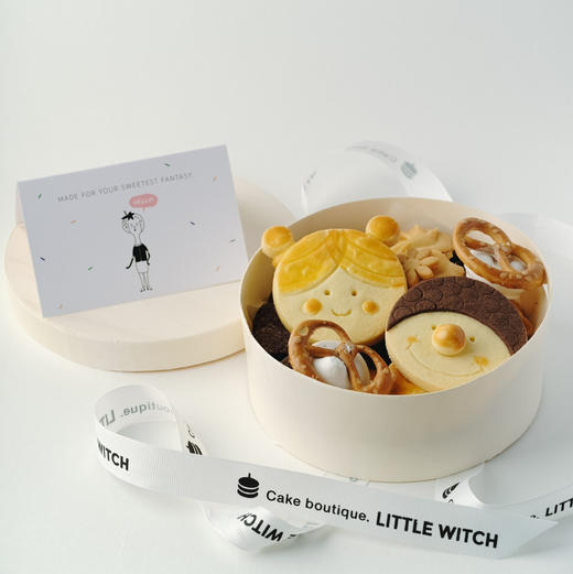 LITTLE WITCH脸仔的曲奇小礼盒（曲奇面部表情随机 都可爱的男孩女孩）伴手礼 商品图0