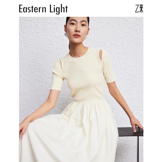 Eastern Light/乙来针织连衣裙短袖女夏季裙子 商品图2