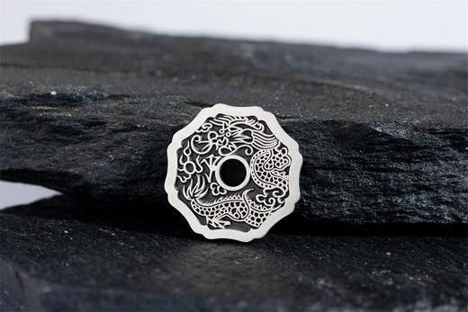 矩德泉坊 纯银手作  花边龙凤（3厘米版） Q2403000769 商品图5