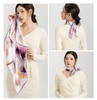 MOMMY KIKO 小众轻奢真丝小方巾送丝巾扣 商品缩略图2