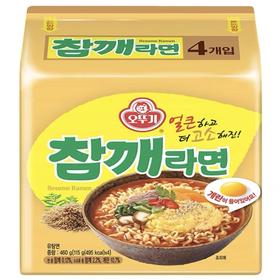 不倒翁芝麻拉面(115gx4)오뚜기 참깨라면