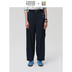 Teenie Weenie小熊简约休闲裤女夏季女长裤TTTC242501L