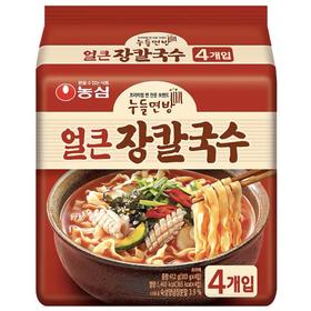 农心辣味菜刀拉面(103gx4)농심 얼큰장칼국수