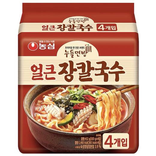 农心辣味菜刀拉面(103gx4)농심 얼큰장칼국수 商品图0