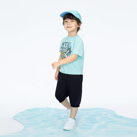 男童弹力保型七分裤裤子新款安奈儿童装实体店同款XB426573 商品图5