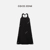 COCO ZONE"手编连衣裙"夏季百搭无袖吊带连衣裙宽松显瘦休闲长裙CC1B1134 商品缩略图1