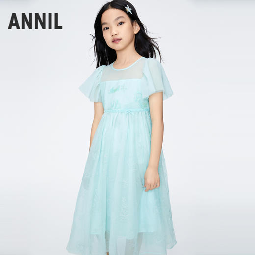 女童仙气飘飘公主裙礼裙裙子夏季新款安奈儿童装实体店同款AG423794 商品图2