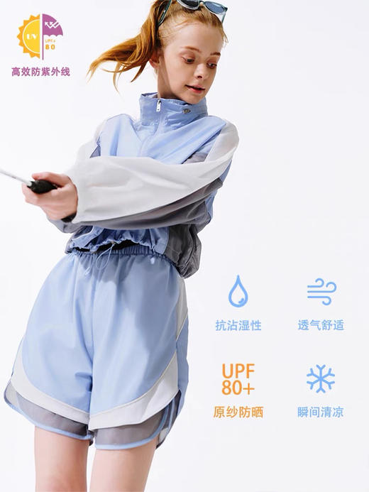 拼色口袋防晒外套 商品图2