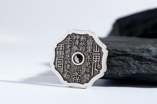 矩德泉坊 纯银手作   山鬼八边形（4厘米版）Q2403000768 商品图2