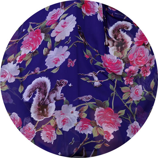 -【伯妮斯茵】162S139--紫色连衣裙--《花园的石阶》--《生命之美-梵高的花园》 商品图5