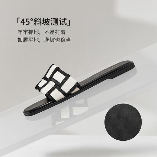 ZHR法式高级感平底凉拖鞋女夏小香风2024新款网红外出海边沙滩鞋 商品图2