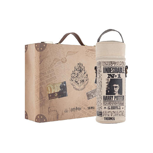 德国Thermos膳魔师 哈利波特联名学生儿童大容量儿童吸管保温水杯子男女生高颜值带杯套 1件装 500ml 商品图0