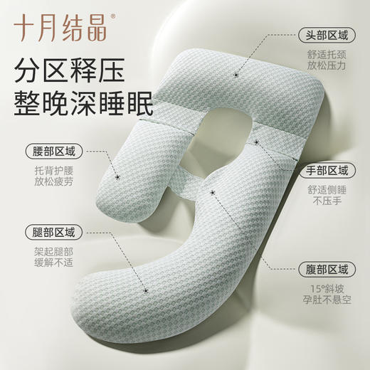孕妇枕头护腰侧睡枕托腹睡觉神器侧卧枕怀孕期G型抱枕 商品图3