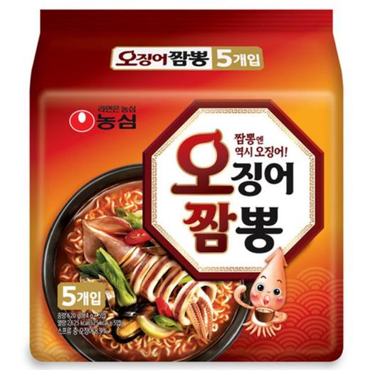 农心鱿鱼海鲜拉面(124g*5)농심 오징어짬뽕 商品图0