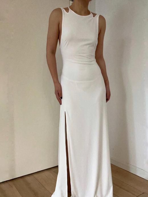 CG｜Stella Dress 无袖露背连衣裙［ 黑 / 白 ] 商品图7