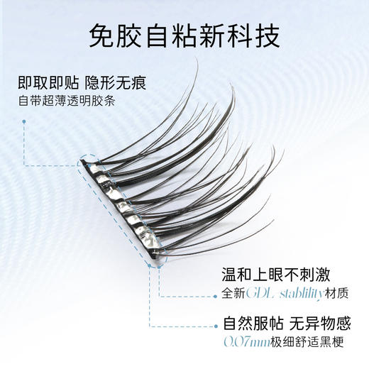 【蝴蝶结系列】everbab 女团免胶假睫毛 商品图2