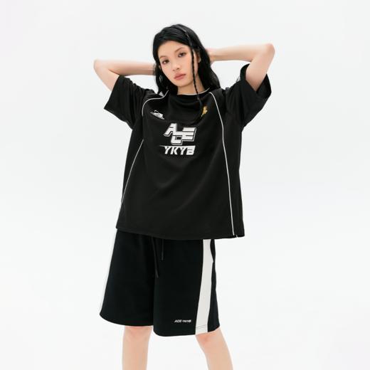 ACEYKYB黄子韬美式T恤情侣2025夏季新款潮流复古宽松撞色休闲短袖 商品图2
