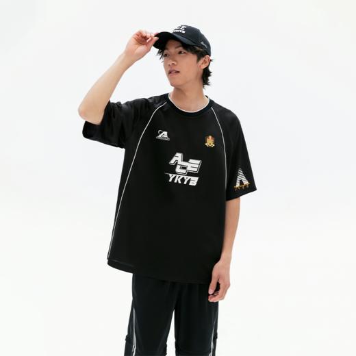 ACEYKYB黄子韬美式T恤情侣2025夏季新款潮流复古宽松撞色休闲短袖 商品图0