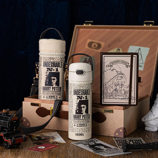 德国Thermos膳魔师 哈利波特联名学生儿童大容量儿童吸管保温水杯子男女生高颜值带杯套 1件装 500ml 商品图4