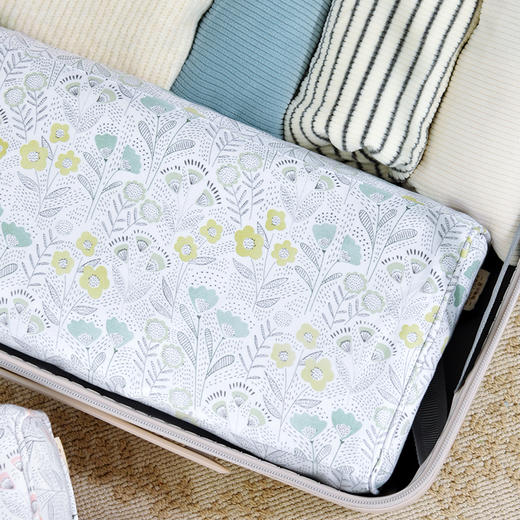 夏日晨曦系列长方枕旅行便携小成人枕纯荞麦壳 商品图2