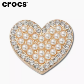 Crocs饰品智必星质感珍珠爱心10013394
