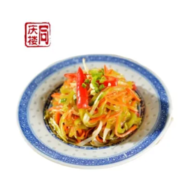 炝拌心里美萝卜丝(份)