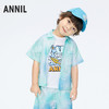 男童棉麻翻领短袖衬衫夏季新款安奈儿童装实体店同款XB421682 商品缩略图1